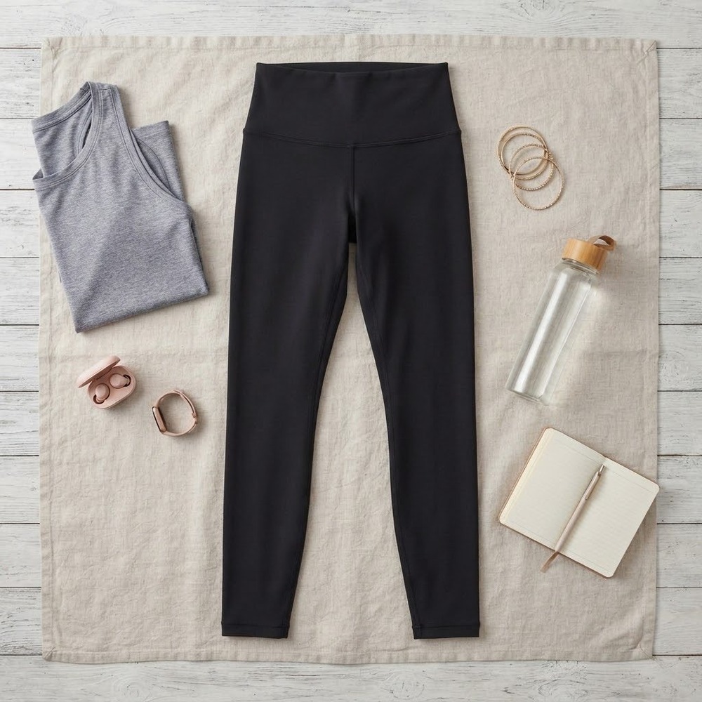 Zella Live In High Waist Leggings Black Medium Activewear Yoga Pants